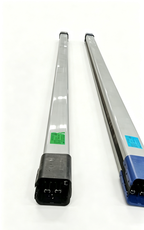 V0 Grade Flame Retardant Sliding Contact Lines with 3016mm Effective Service Length and 49m/s² Acceleration for Moving Contact Line System